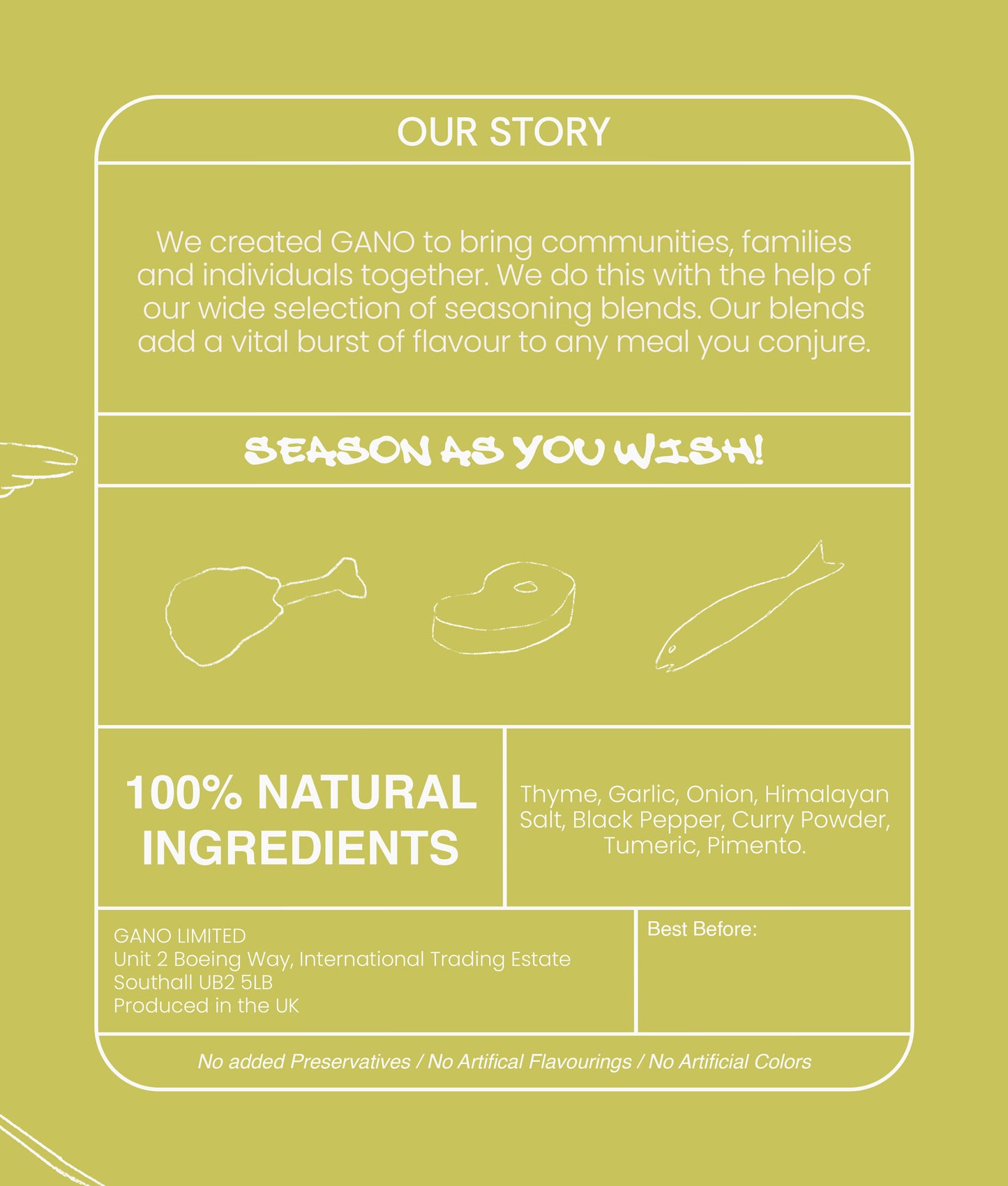 ganoblends® Curry and Turmeric
