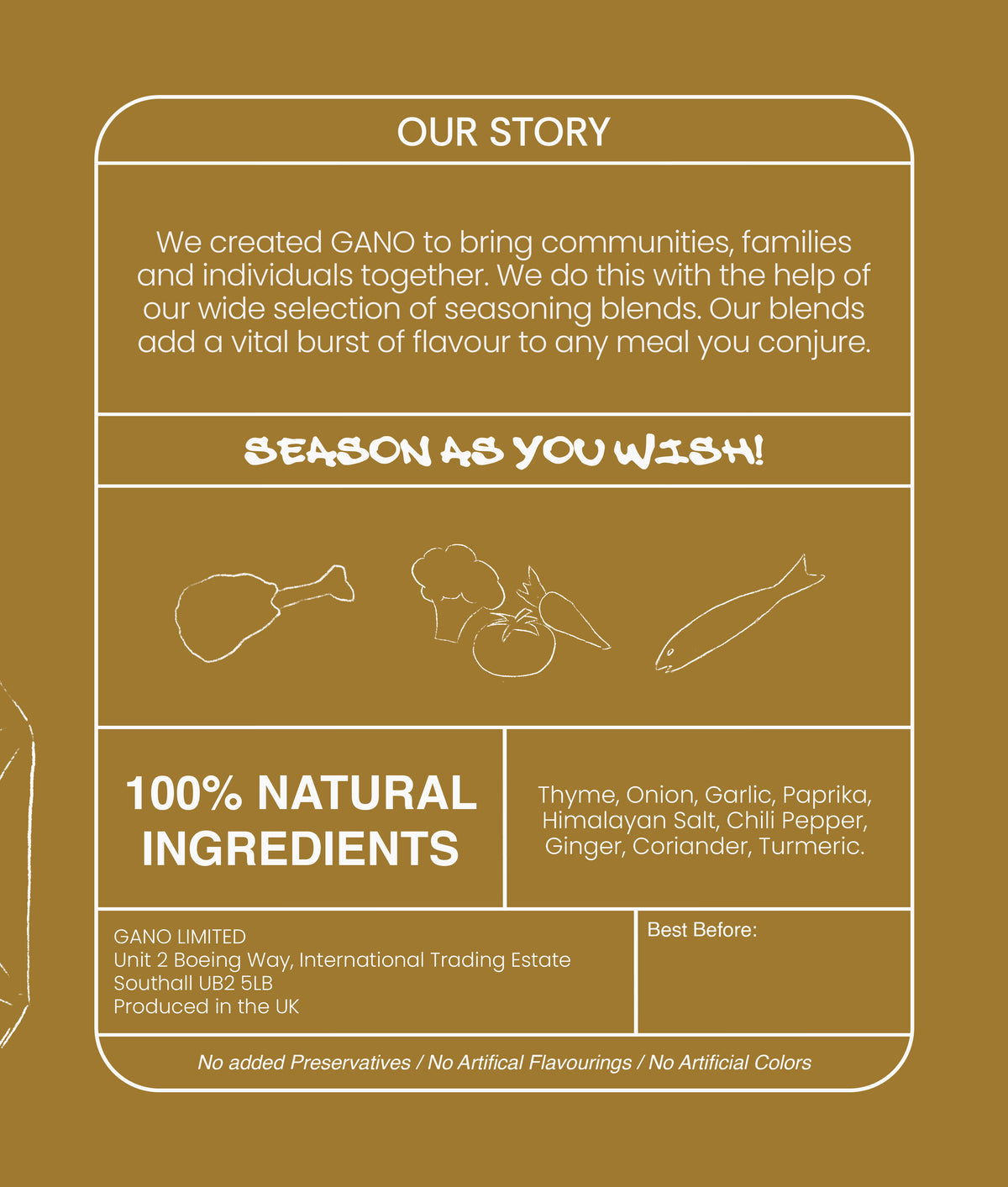 ganoblends® Paprika and Ginger (Hot)