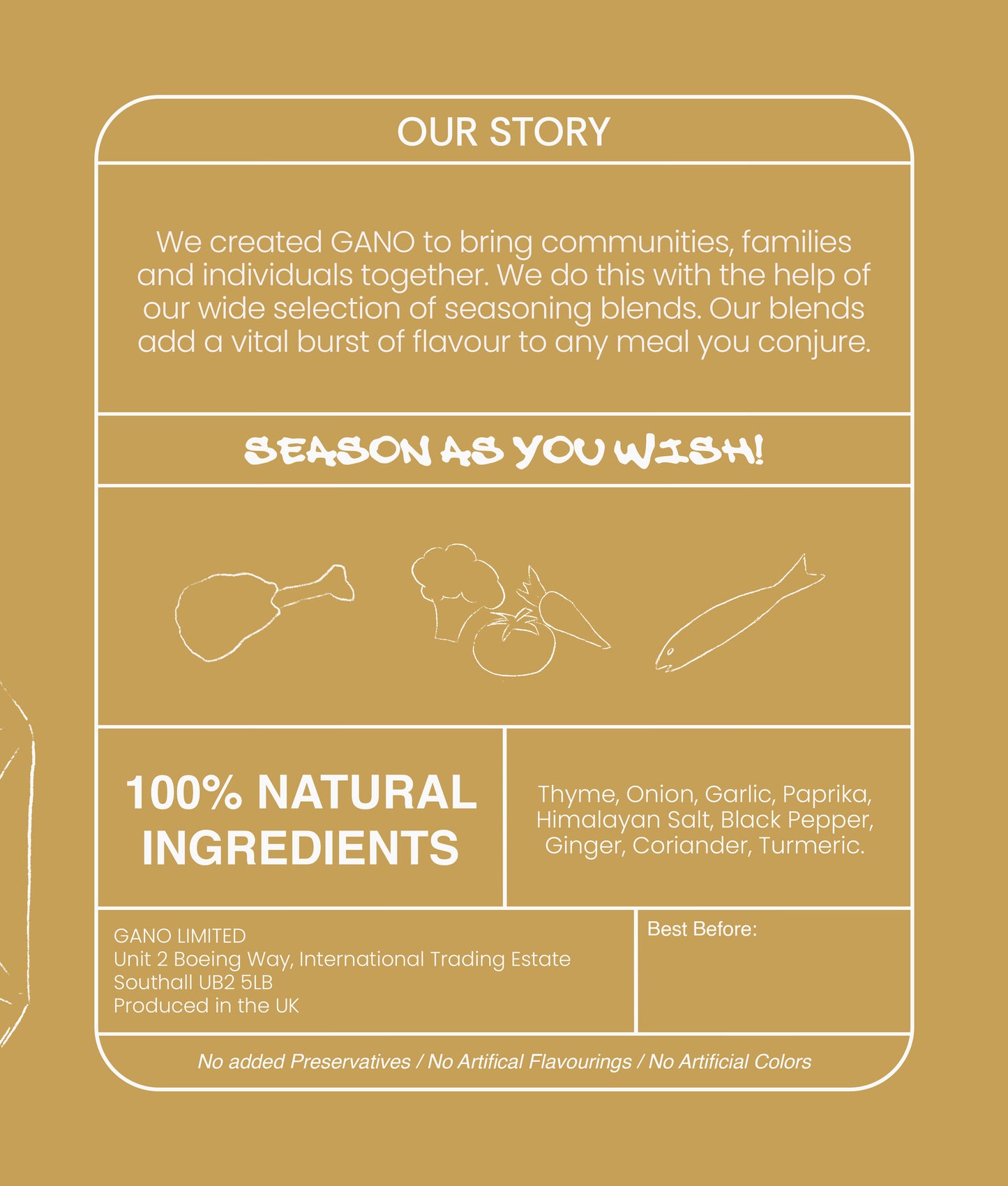 ganoblends® Paprika and Ginger