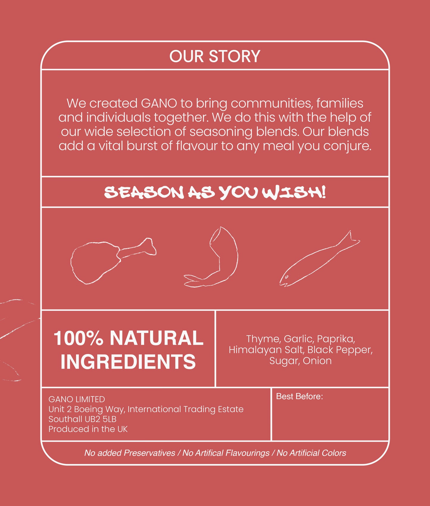 ganoblends® Sugar and Pepper